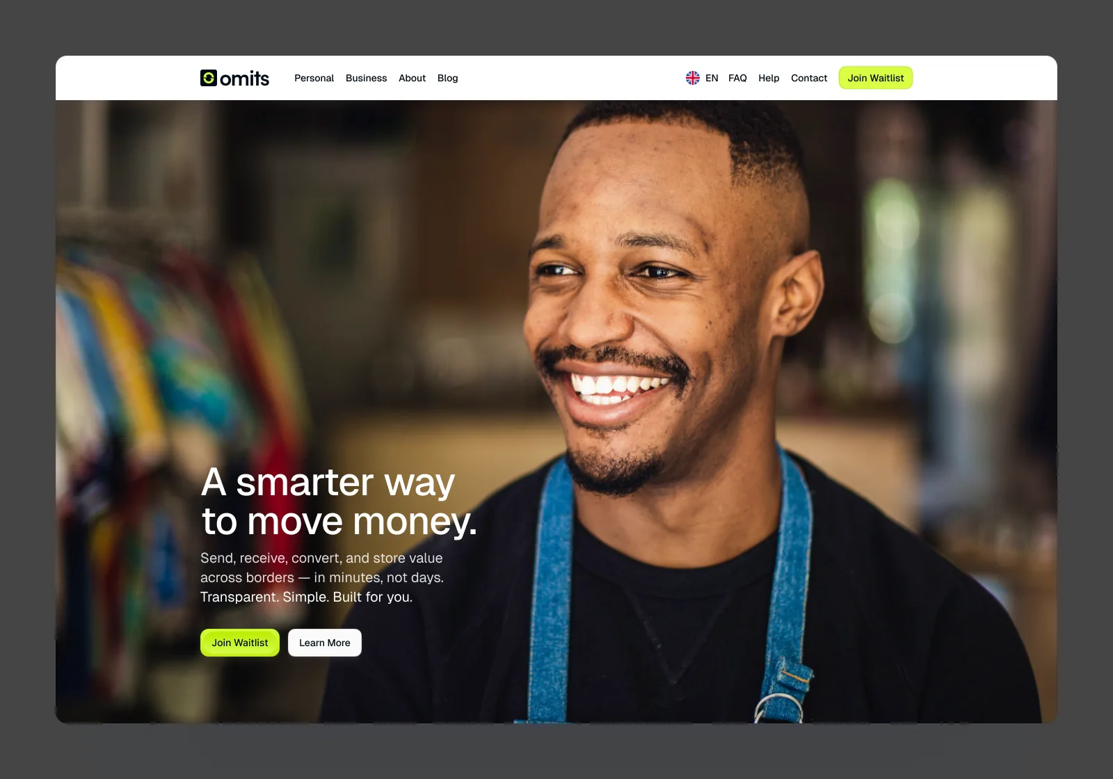 Landing page